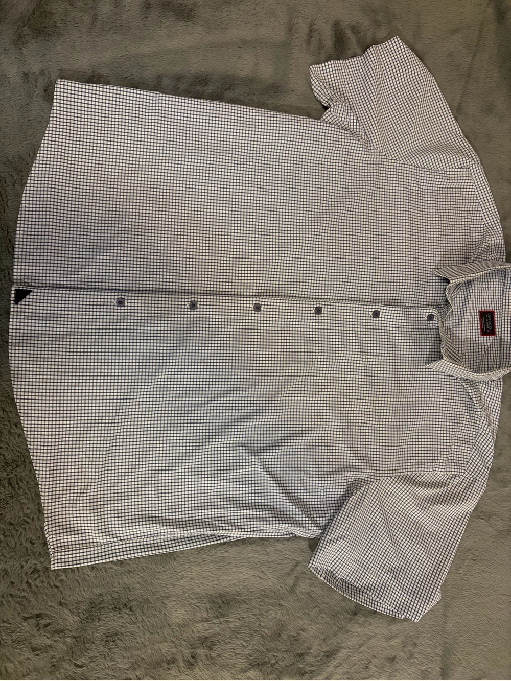 UNTUCKit Men's Short-Sleeve Button-Down Shirt - Black & White Check